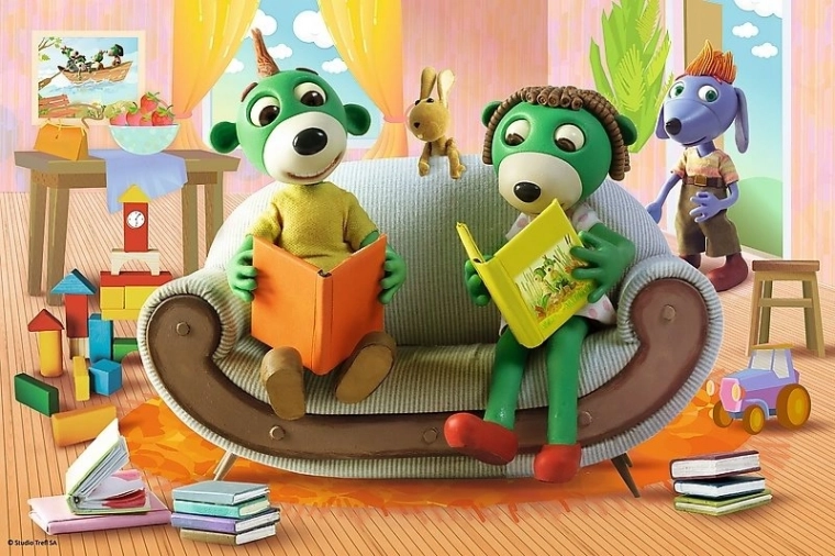 Puzzel Treflíci gezamenlijk lezen 60 stukjes