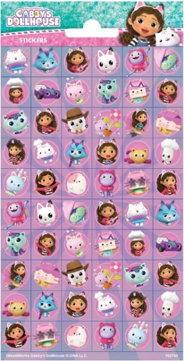 Stickers Gabi’s Kattenhuis – 60 stuks