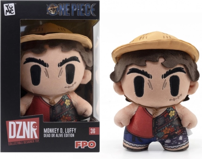 Pluchen figuur ONE PIECE Luffy DZNR 17,5 cm