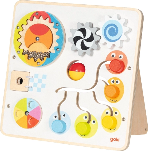 Houten motorisch bord (activity board) - 1 stuk