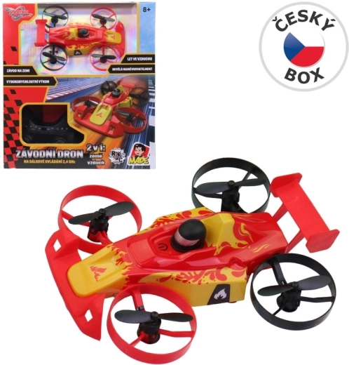 MaDe racingdrone formule 2-in-1 – rijdt en vliegt