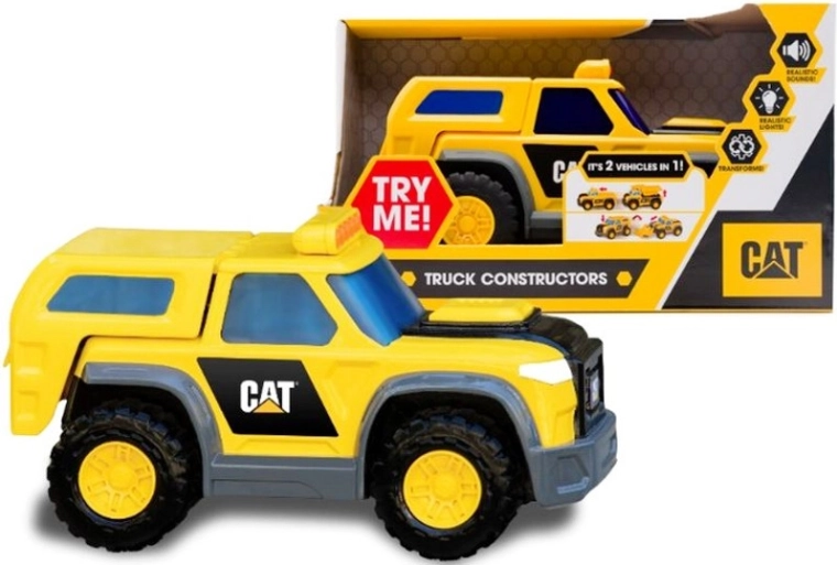 CAT loopauto 2-in-1 bouwvoertuig voor kinderen