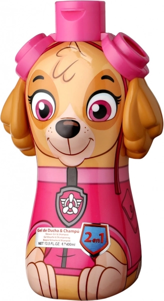 Paw Patrol Sky douchegel en shampoo 400 ml 3D fles