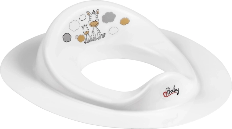 Toiletverkleiner voor kinderen MALTEX Zebra wit