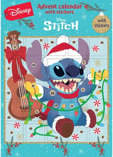Adventskalender met stickers Lilo & Stitch