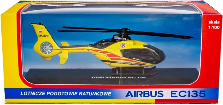 Metalen modelhelikopter AIRBUS EC135 Luchtambulance 1:100