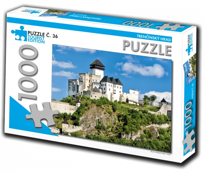 Puzzel Trenčín Kasteel 1000 stukjes – toeristische editie