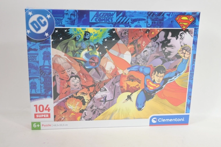 Clementoni puzzel Superman 104 stukjes