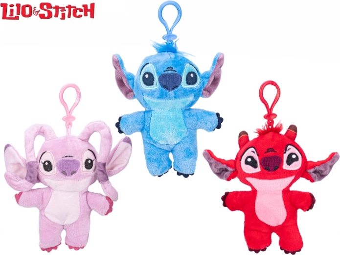 Pluchen sleutelhanger Lilo & Stitch 13 cm
