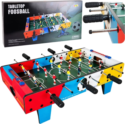 Mini tafelvoetbal 69 cm met 2 ballen