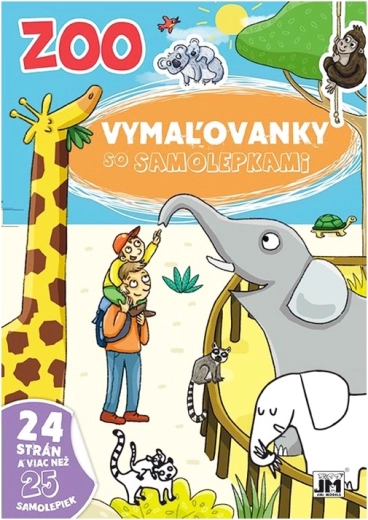 Kleurboek ZOO met stickers