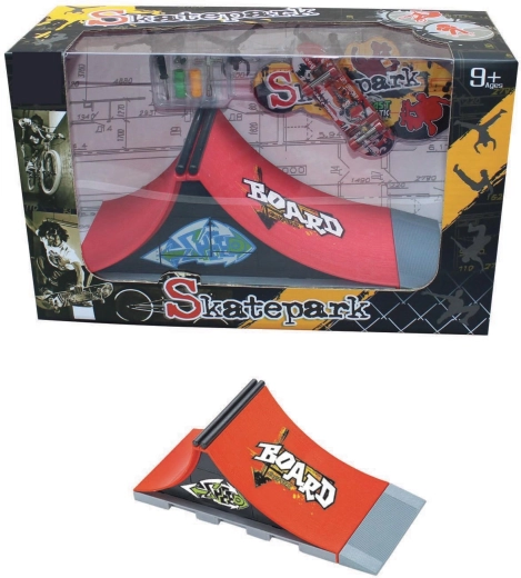 Skatepark met skateboard – 6 varianten