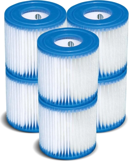 Filterpatronen voor zwembadpomp type H 6 stuks INTEX