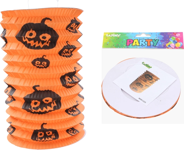 Lampion cilinder 15 cm pompoen