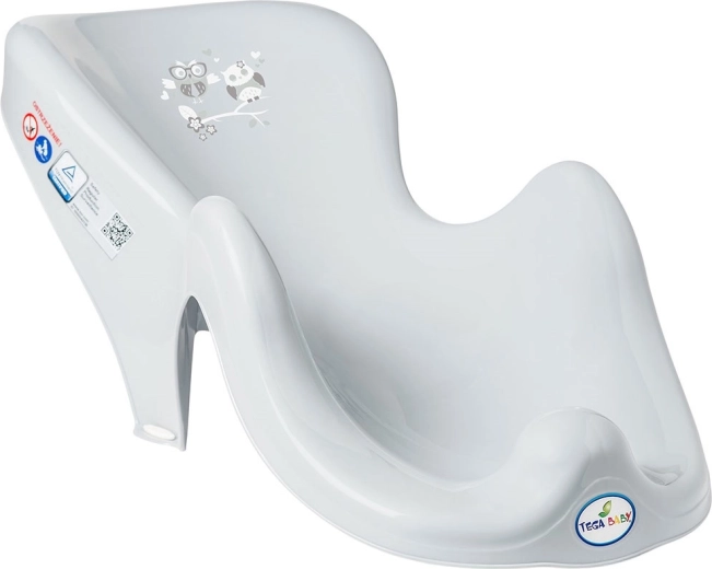 Badligbedje voor babybadje – uil, grijs