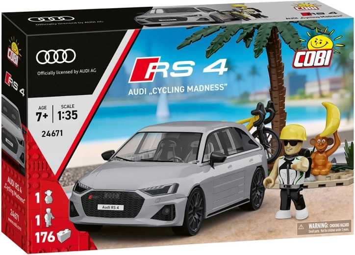 COBI Audi RS4 Cycling Madness bouwset op schaal 1:35