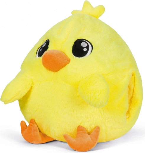 Cozy Noxxiez verwarmend pluche kussen 3-in-1 – kuikentje