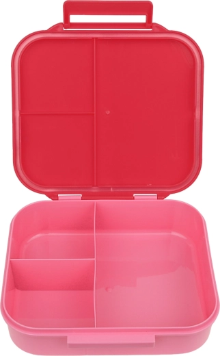 A Little Lovely Company lunchbox met vakjes Vrolijke kersjes