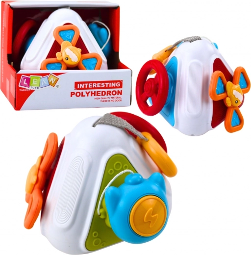 Sensorische manipulatiekubus 5-in-1 voor baby’s