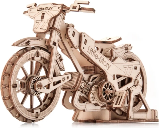 Little Story houten 3D-puzzel motor Speedway Bike