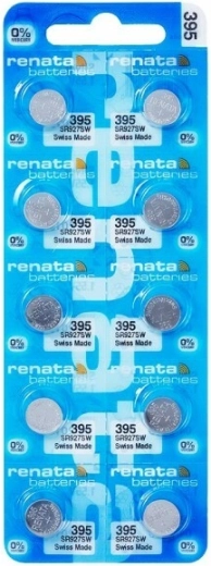 Renata 395 knoopcelbatterij 1,55 V (10 stuks)