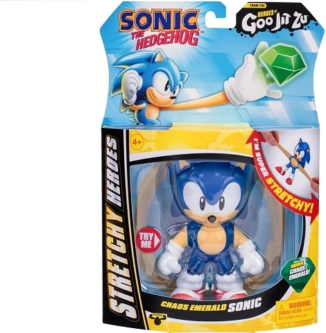 Goo Jit Zu Sonic – rekbare figuur met Chaos Smaragd