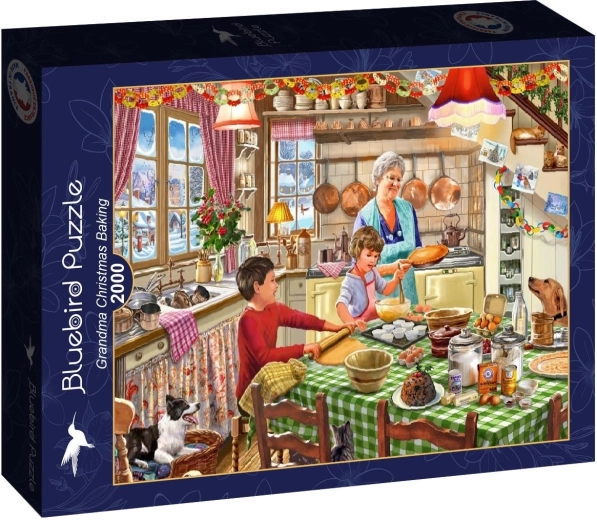 Bluebird-puzzel Kerstbakken bij oma, 2000 stukjes