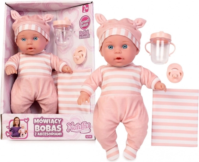 Pratende pop Natalia Bobas 30 cm