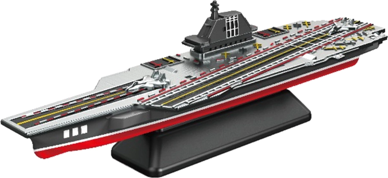 Militair vliegdekschip III 1:64 (12,5 cm) met voet