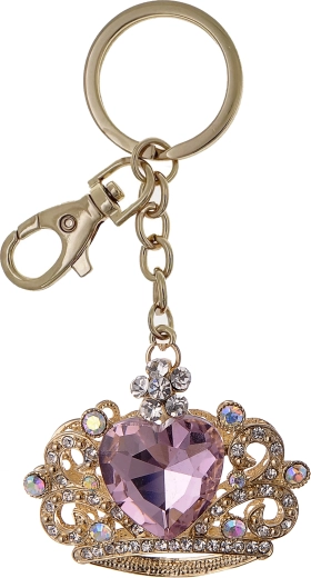 Sleutelhanger gouden kroon voor kinderen