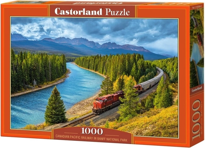 Castorland-puzzel Canadese Pacifische Spoorweg in Nationaal Park Banff 1000 stukjes