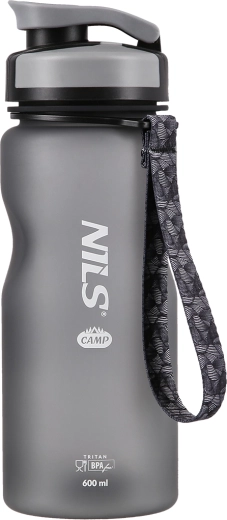 Tritan drinkfles NILS CAMP 600 ml zwart
