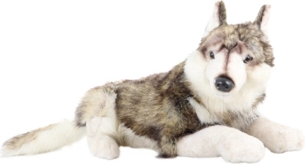 Pluchen wolf 100 cm