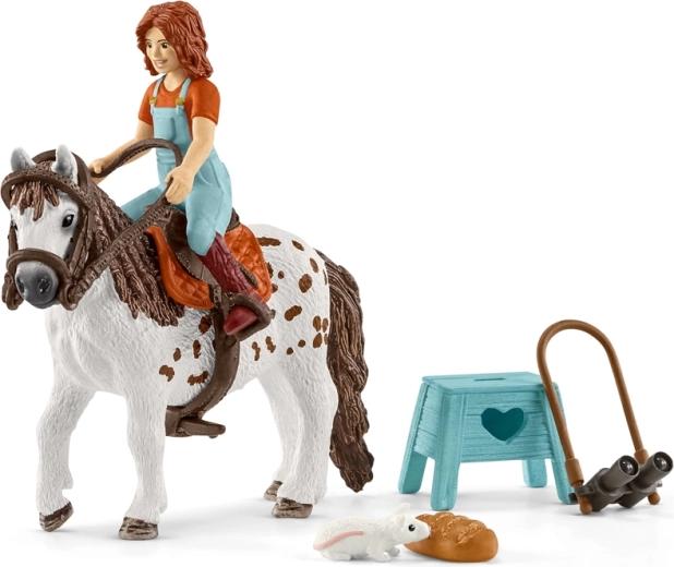 Schleich Horse Club Mia en de pony Spotty