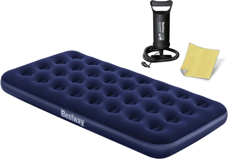 Opblaasbaar luchtbed 188 × 99 × 22 cm met hefboompomp BESTWAY