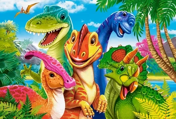 Castorland puzzel Dinosauriër Selfie 30 stukjes