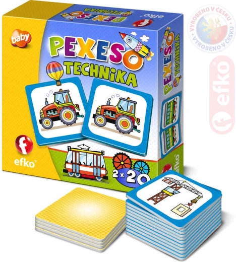 Efko baby pexeso – techniek en vervoermiddelen