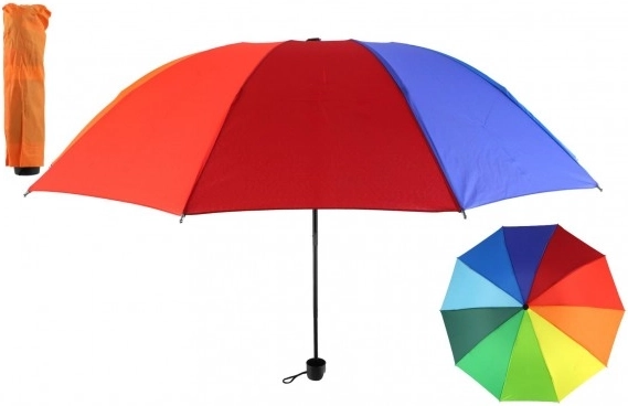 Opvouwbare regenboogparaplu