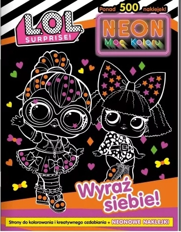 L.O.L. Surprise! Neon kleurboek met stickers