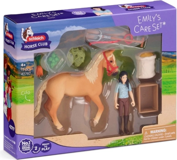 Schleich Horse Club verzorgingsset voor paarden Emily
