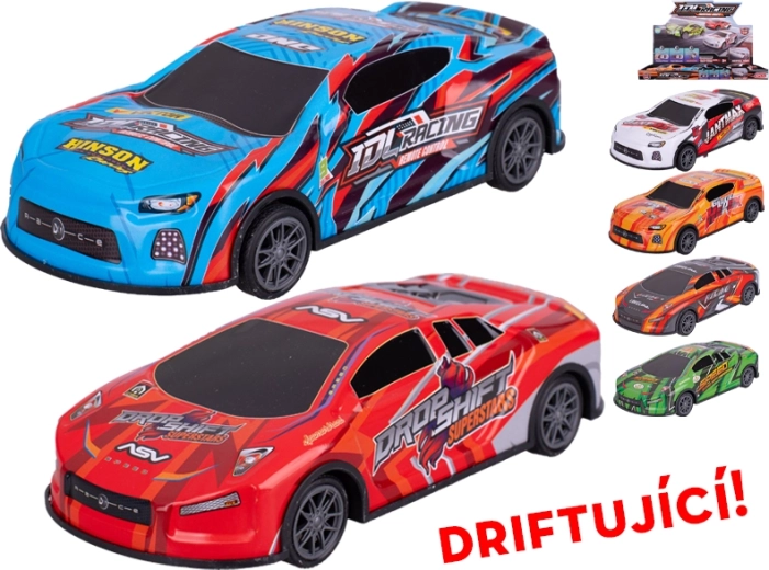Driftauto met vliegwielaandrijving 17,5 cm