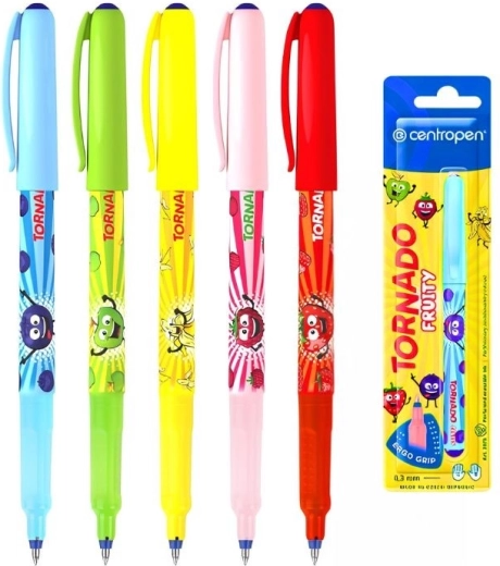 Balpen Centropen Tornado Fruity met fruitgeur - 1 stuk