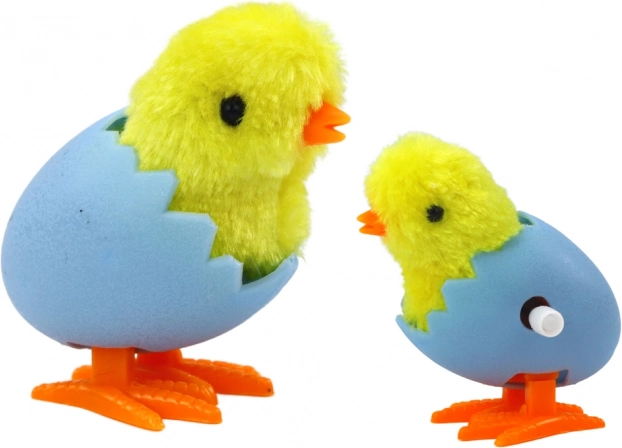 Opgeladen Kuikentje in Gele Schelp