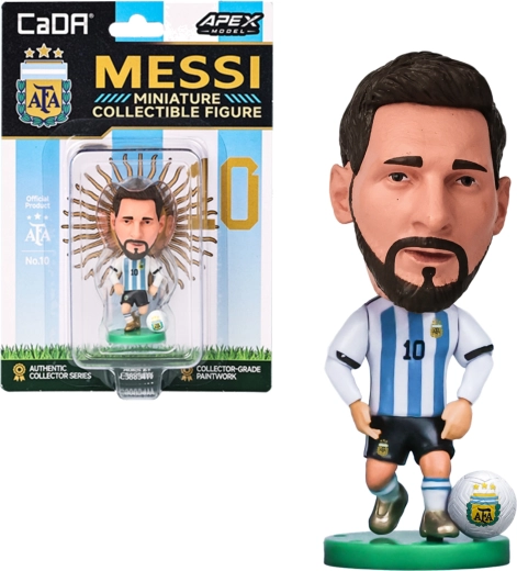 CaDA verzamelbeeldje Lionel Messi #10 7 cm - 1 stuk