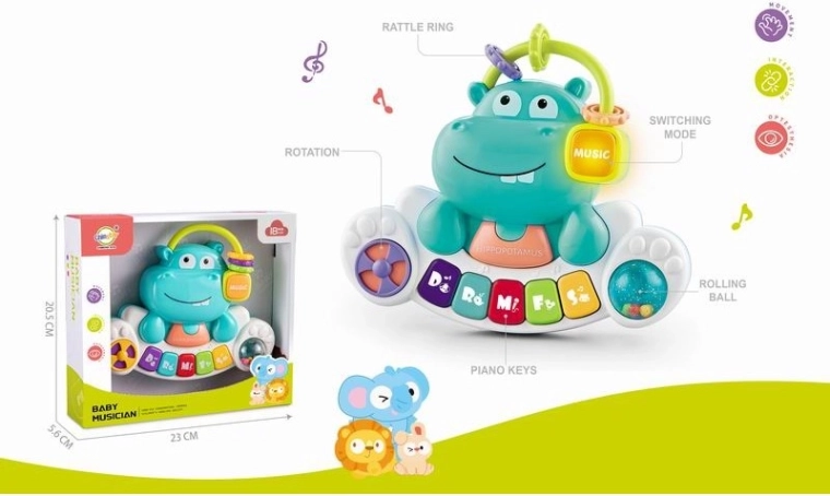 Kinderpiano Nijlpaardje