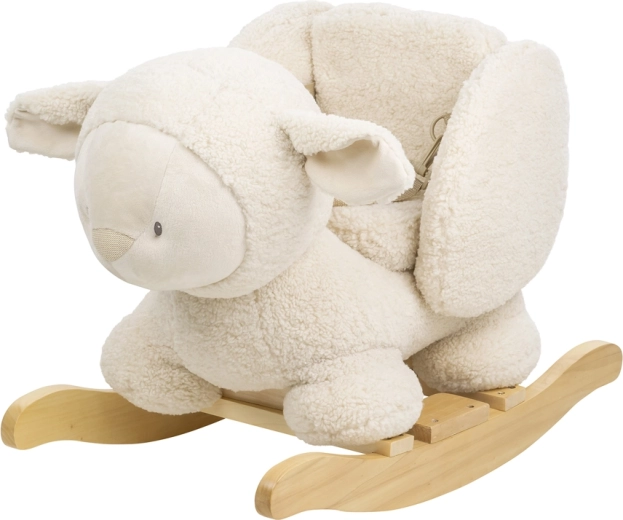 Nattou schommel Teddy pluchen schaap ecru
