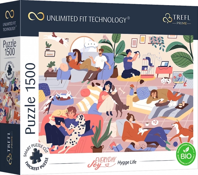 Puzzle TREFL UFT Everyday Joy – ontspannen leven, 1500 stukjes