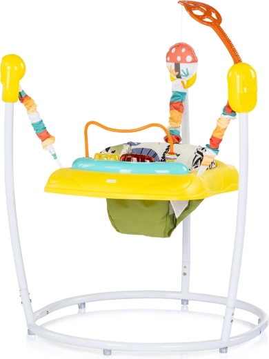 Chipolino springstoel voor baby Jumpy Car geel