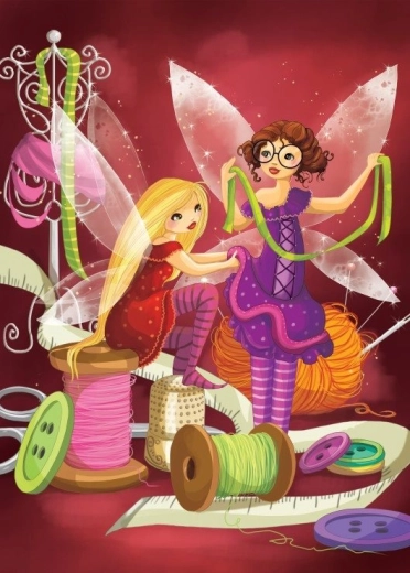 Bluebird puzzel Naaifeeën 300 stukjes