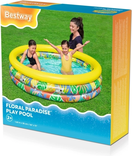 Opblaasbaar kinderzwembad Floral Paradise